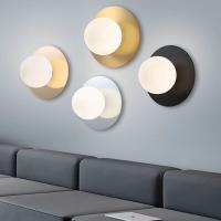 Candelabro de pared nórdico moderno, bola de cristal, accesorios de iluminación para sala de estar, dormitorio, pasillo - details 0