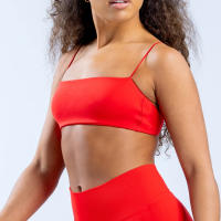 Nuevo sujetador de tiras de tacto suave sin costuras de LICRA para mujer, ropa interior deportiva transpirable elástica para Fitness, ropa interior deportiva de ocio - details 5