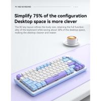 El macro del eje verde define el teclado del juego Teclado mecánico luminoso de colores mezclados - details 19