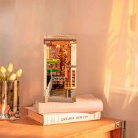 Robotime Rolife Book Nook Kit de Muebles para Casa de Muñecas DIY con Luz LED - details 0