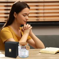 Tarro de Versos de Biblia de Vidrio A Prueba de Fugas, Sin BPA, Forma Redonda - details 2