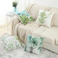 Fundas Cojines Modernas de Lino/Algodón 45x45cm para Sofá Coche Cama Sillas Estilo Elegante Decorativo Juego de 4 Fundas de Almohada con Patrón Floral Cuidado de la Funda de Almohada por Máquina - details 2