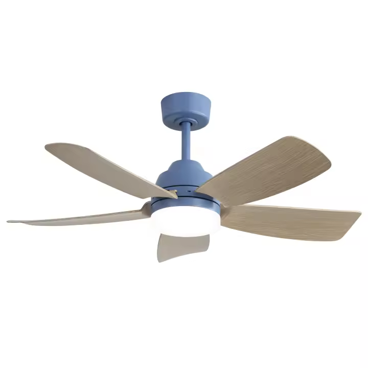 Ventilador de Techo con Luz LED 42 Pulgadas, 22W, Control Remoto, 5 Láminas ABS para Dormitorio, Sala de Estar, Comedor, Oficina - 1