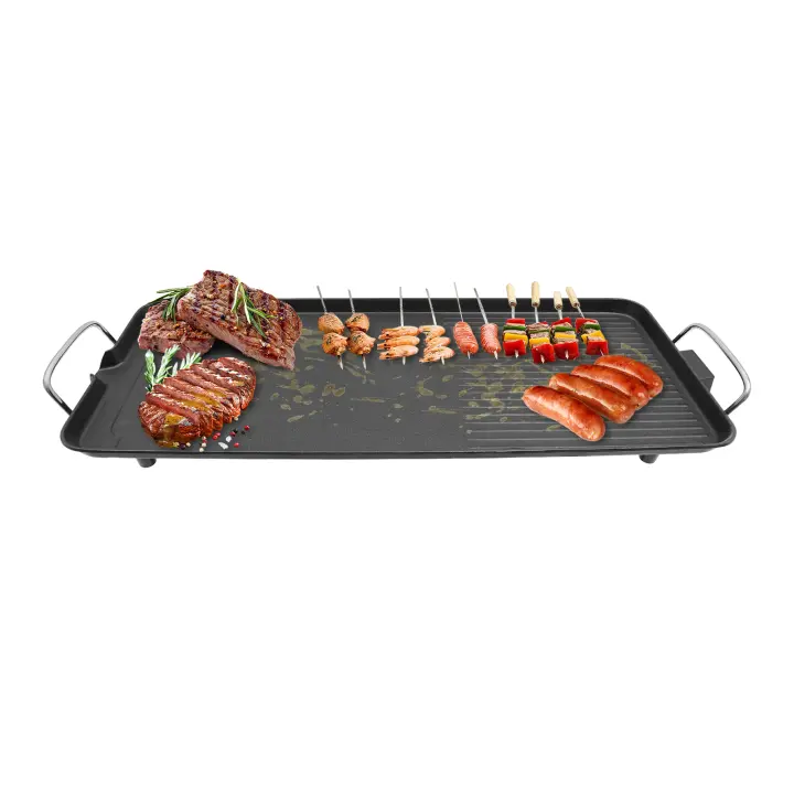 Parrilla de barbacoa para exteriores, parrilla eléctrica para acampar al aire libre, patio trasero, 68x28CM - 1