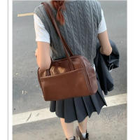 Bolso de Hombro para Mujer Moderno Coreano Gran Capacidad, Diseño Versátil Retro, Ajuste Comodo para Uso Diario y Casual (Color Sólido, Estilo Retro) - details 7
