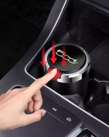 Cenicero Eléctrico de Acero Inoxidable para Automóvil Novedad Abate para Fiat 500500L, 500X, 500E - details 1
