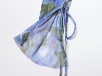 Ropa de mujer europea y americana, vestido de malla de seda estampado popular, falda con tirantes para mujer - details 11