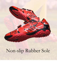 Zapatos de fútbol de la sociedad TF/FG para niños, botas de fútbol escolar, tacos de hierba, zapatillas de fútbol para niño y niña, zapatos de entrenamiento de Futsal al aire libre - details 21