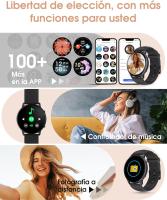 Reloj Inteligente Mujer Hombre,IP68 Impermeable Smartwatch Mujer,1,3'' Pantalla Táctil Reloj Deportivo Mujer,con Oxímetro,Monitor Sueño,Podómetro,DIY Esfera Reloj,Pulsómetro para Android iOS - details 3