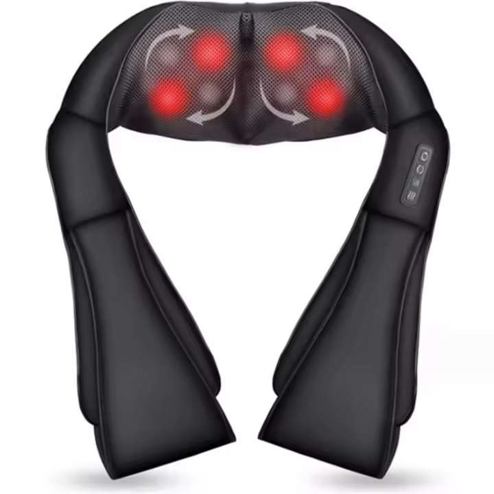 El chal de masaje amasado de doble propósito venderá regalos, masajeador de cuello y hombros, masaje de columna cervical - 1