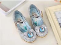 Zapatos de princesa Anna para niñas, sandalias de cuero, tacones altos de baile, Elsa, zapatos de fiesta - details 7