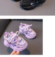 Nuevas sandalias de media malla hueca, zapatillas para correr, suela suave - details 10