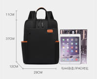 Mochila De trabajo simple para mujer, bolso de mano para ordenador portátil, mochila de hombro ligera informal, mochila de viaje de gran capacidad con cinturón de equipaje - details 12