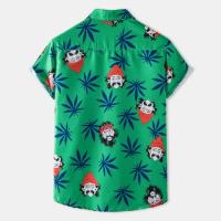 Camisa hawaiana de manga corta para hombre, camisa con estampado completo de flores para playa, novedad de 2024 - details 6