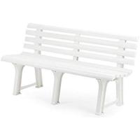 Banco Resina Blanco 145x49 cm. - details 3