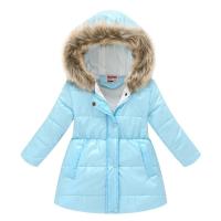 Manténgase abrigado y parece con estilo: chaqueta térmica con capucha para niña con acolchado alternativo de plumón para invierno - details 21
