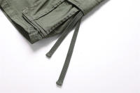 Pantalones Cargo de Algodón 100% para Hombres Cintura Elástica, Múltiples Bolsillos, Estilo Casual Militar - details 18