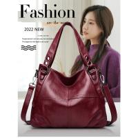 Bolso De Mano Para Mujer De Cuero De Alta Calidad Bolso De Hombro Tote Shopper De Lujo Diseñador Bolsa Feminina Con Manija De Cima - details 0