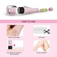 Mini depiladora eléctrica portátil, afeitadora Personal, maquinilla de afeitar indolora para el cuerpo Facial, axila, Bikini, depilación para mujeres 15 #   906 - details 8