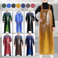 Delantal impermeable para matadero, ropa de jardín resistente al desgaste y al aceite, delantal grueso con manga para pintar, para adultos - details 13