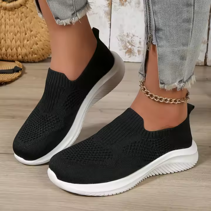 Zapatos Deportivos transpirables para mujer, zapatillas gruesas antideslizantes para caminar al aire libre, novedad - 1