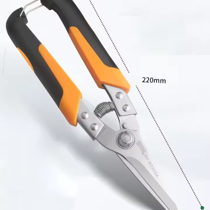 Tijeras Industriales de Alta Resistencia Tijeras Profesionales para Cortar Chapa de Metal, Tubos PVC, Latón con Cuchillas de Acero Inoxidable y Mango Ergonómico para Agarre Cómodo - 1