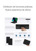 AJIUYU-Teclado mágico para Xiaomi Pad 6 Pro, 11 pulgadas, tableta MiPad 6, Teclado inteligente magnético español, funda con retroiluminación - details 2