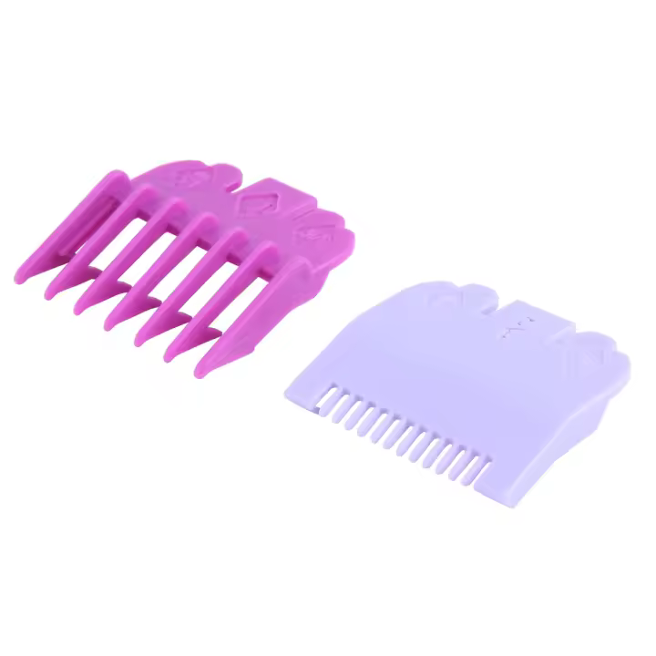 Peine guía para cortadora de pelo, recortadora de barba, cabezal de afeitadora, reemplazo de peine, cuchilla, manga de corte, 2 piezas por juego - 1