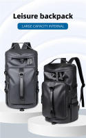Mochila impermeable para senderismo, zapatos secos y húmedos, gimnasio, deportes, camping y fiesta, bolso de hombro para hombres - details 0
