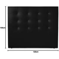 Tapizado en Polipiel de Alta Gama, Madera, Blanco, 90x120cm (Cama 80) - details 29