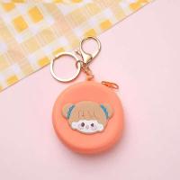 Nueva cartera monedero de silicona con forma redonda de animales de dibujos animados para mujer, llavero de regalo para niños - details 8