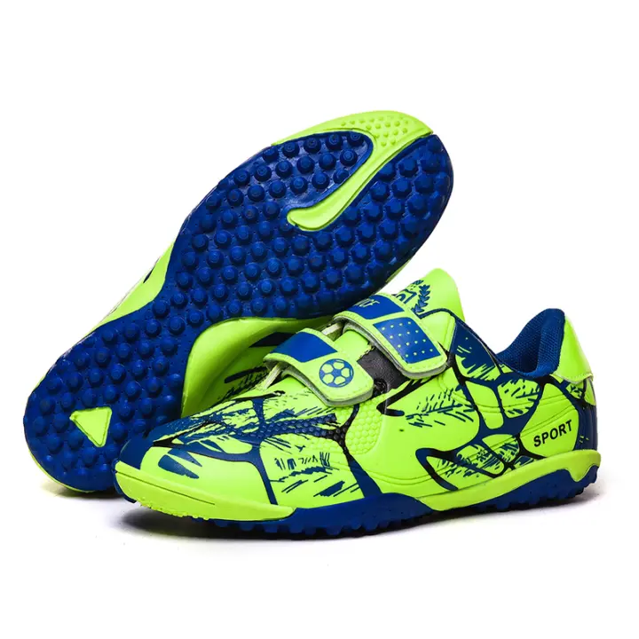 Zapatos de Fútbol de Cuero para Niños Suela Antideslizante Forro de Cuero - 1