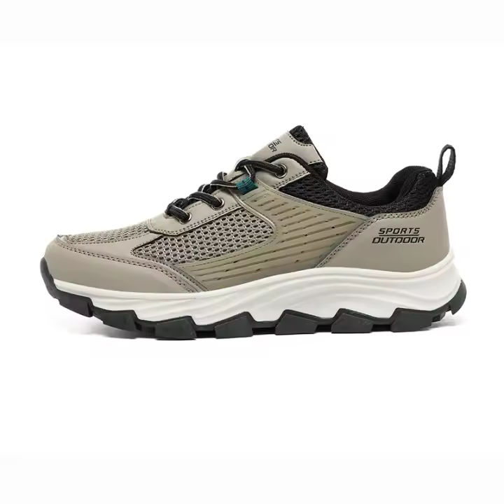 Botas de senderismo ligeras y transpirables para hombre, impermeables, para caminar al aire libre - 1