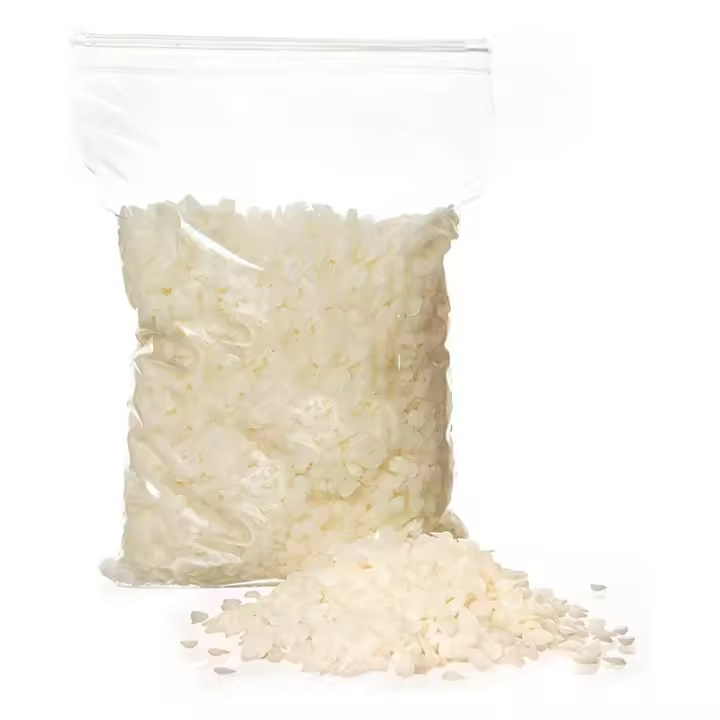 Pellets de cera de abeja blanca para fabricación de velas, pastillas de cera de abeja fáciles de derretir para velas DIY, (1 LB) - 1