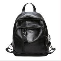 Bolso de hombro de viaje de gran capacidad para mujer, Mochila De Cuero PU de alta calidad, antirrobo - details 3