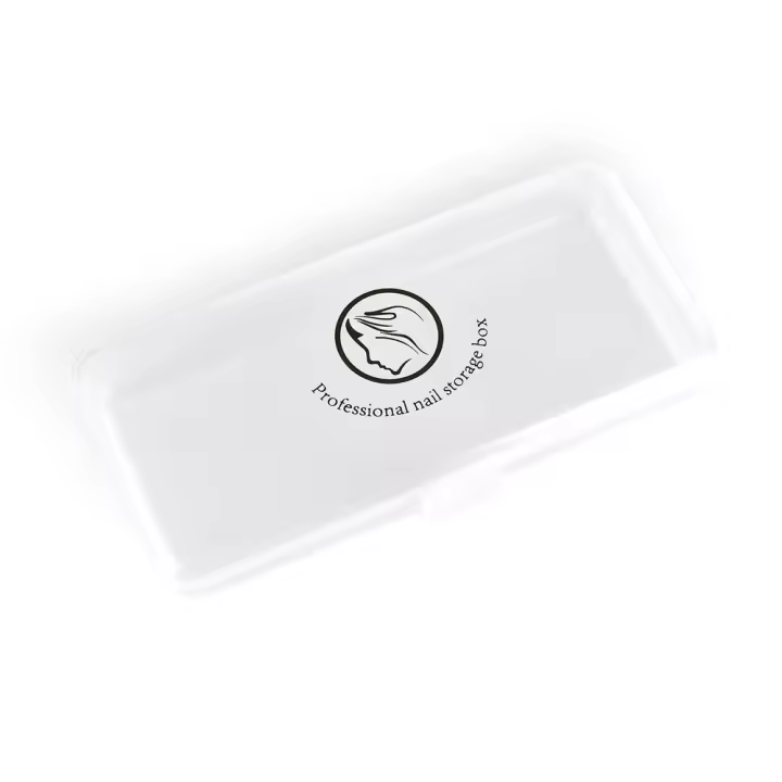 Caja de Almacenamiento Vacía para Herramientas de Uñas KADS Rectangular Doble Capa Bandeja para Pinza Tijeras Cepillo Limpiador de Uñas - 1