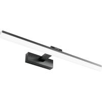 Lámpara LED de 32W Lámpara de espejo Aplique Blanco Frio 6000K Luz natural para Espejo Muebles de Maquillaje Aparato Montado en la Pared, Negro, 120CM - details 31