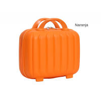 Maleta con cremallera de calabaza14Maleta de almacenamiento de maquillaje de Color sólido pulgadas - details 6