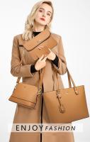 Bolso de hombro grande de las señoras, bolso de cuero de la PU, bolso, bolsos de las mujeres de moda, retro, capacidad grande, moda, inclinándose, sistema de 4 piezas - details 6