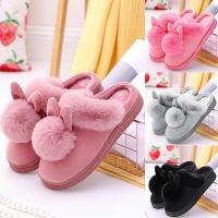 Zapatillas de casa suaves de invierno cálidas antideslizantes para damas - details 0