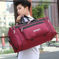 Bolsa de viaje de nylon para hombres y mujeres Bolsa de equipaje de mano de gran capacidad para fin de semana, gimnasio, bolsa deportiva para la noche - details 10