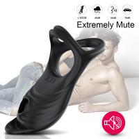 Anillo vibrador de succión para hombre, Juguetes sexuales para estimulación del clítoris, masajeador del punto G con Control remoto, productos para adultos - details 8