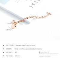 Pulsera con dije de corazón para mujer – Joyería de acero de titanio estilo INS con cierre OT – Minimalista y elegante - details 9