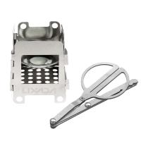 Estufa de Alcohol Plegable Portátil Lixada Titanio/Acero Inoxidable Ideal para Cocina al Aire Libre - details 13