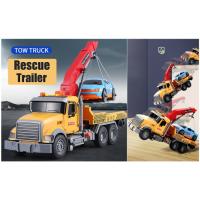 Camión de remolque de rescate, juguete grande para niños de más de 4 años, 15 pulgadas, 1/18 - details 2