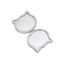 Espejo de maquillaje de doble cara de gato, espejo de mano portátil con lentejuelas de dibujos animados, regalo para niña, espejo de maquillaje de doble cara de bolsillo - details 1