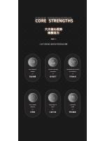 Conteo agarre Fitness fuerza de la mano de los hombres entrenador de muñeca profesional equipo de pegamento ajustable - details 1