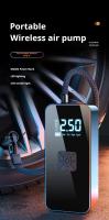 Inflador de Neumáticos de Coche Portátil de Carga Rápida Pump de Aire Inteligente Inalámbrico con Pantalla Digital Herramienta de Mantenimiento Maintenance USB DC - details 1