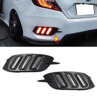 Luces de circulación diurna LED DRL para coche, luz trasera de freno de parachoques, lámpara antiniebla para Honda Civic 10. ª generación 2016-2019 - details 3