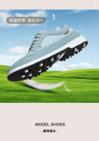 Zapatos de golf de gran tamaño estilo británico zapatos deportivos casuales ligeros y resistentes al desgaste - details 8